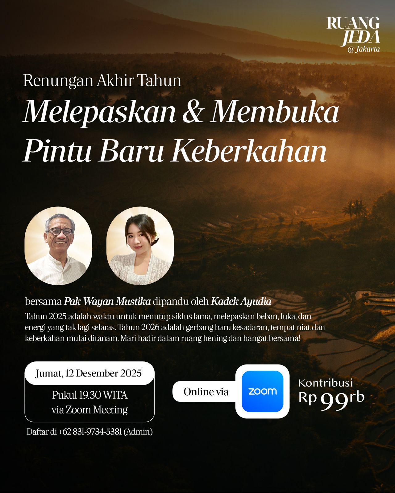 Renungan Akhir Tahun: Melepaskan & Membuka Pintu Baru Keberkahan